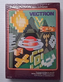 Intellivision - Vectron - Still Sealed Complete in Box w/ clear collector case