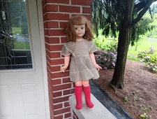 VINTAGE SAYCO 32" DOLL LARGE MY SIZE FRIEND HARD PLASTIC TOY