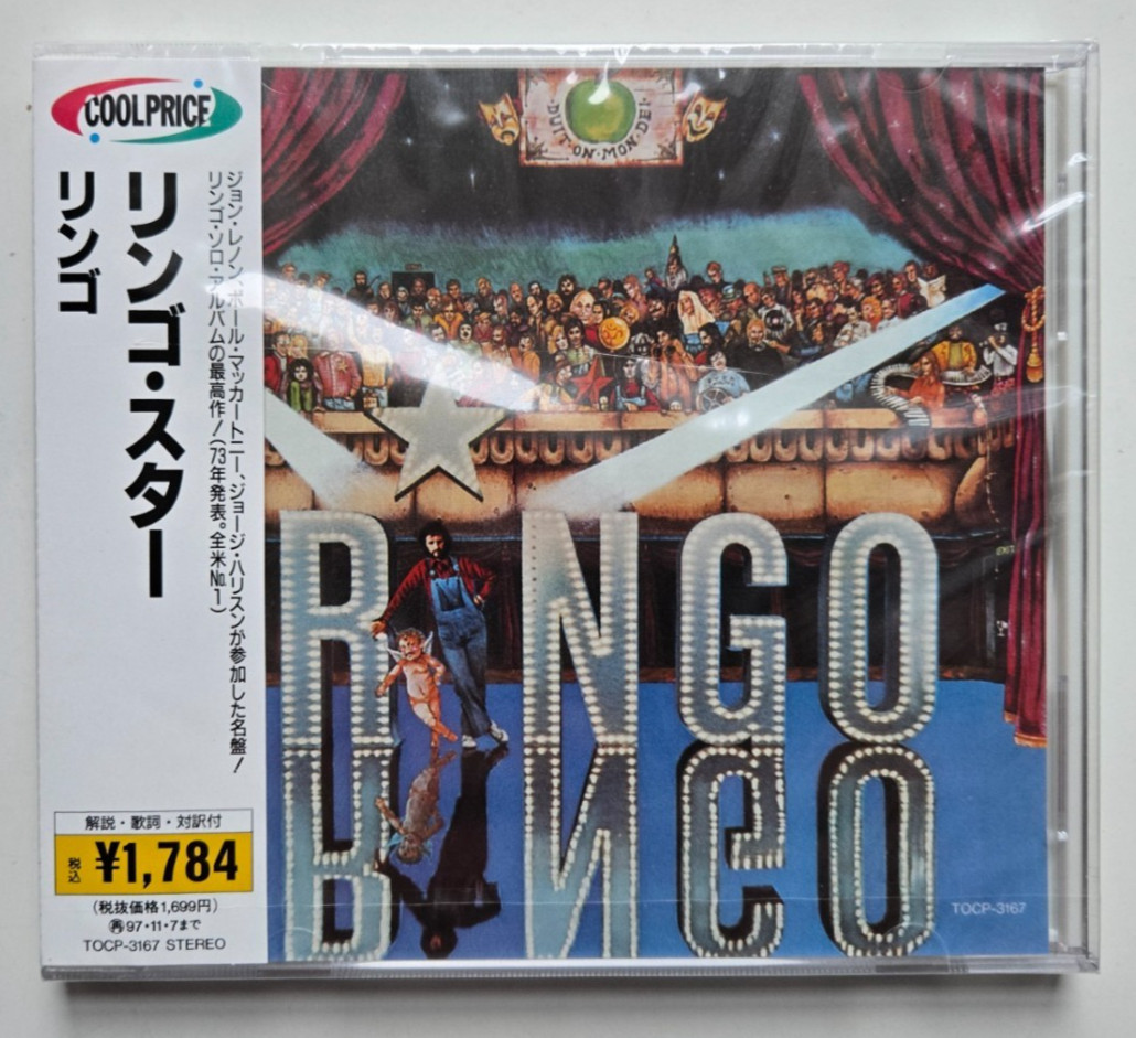 Ringo Starr – Ringo - JAPAN OBI CD NEW & SEALED
