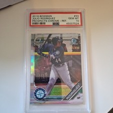 JULIO RODRIGUEZ Bowman Chrome 2019 Refractor /499