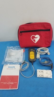 Philips Heartstart MRx Q-CPR Meter With Accessories and Bag