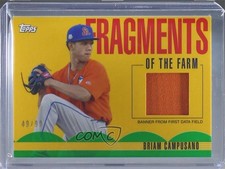 2020 Topps Pro Debut Fragments of the Farm Green 49/99 Briam Campusano #FDF 0x1