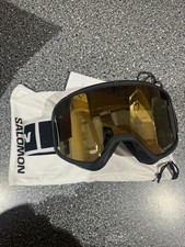 Unisex One Size Aksium 2.0 Access Full Rim Ski Black frames/Gold Lens Goggles