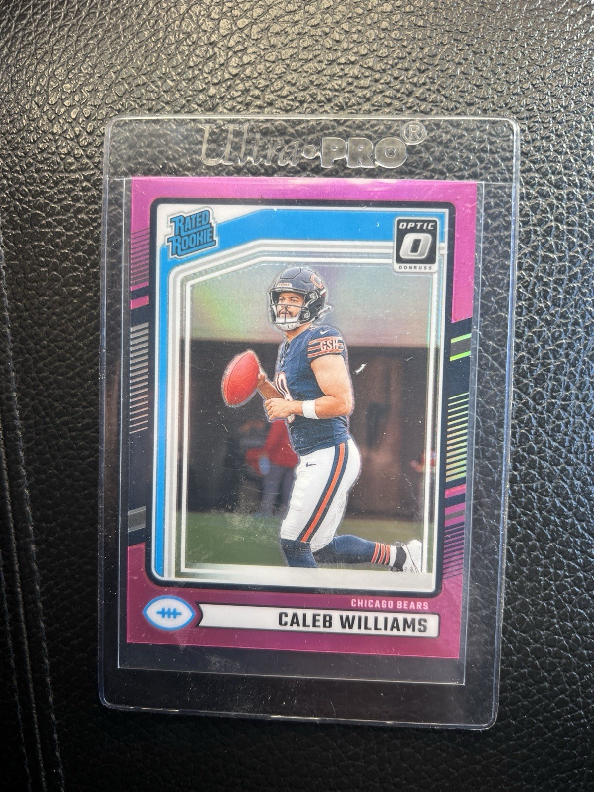 Caleb Williams 2024 Donruss Optic Preview Pink Rookie RC PSA 10 Bears