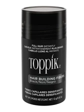 Toppik Hair Building Fibers – Black / Noir / Negro | 0.42 oz (12g)