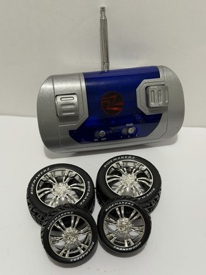 Ridermakerz 27MHz 3-Band Replacement RC Car Remote Control & Wheels