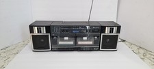 Vintage SONY CFS-W360 FM/AM Stereo Dual Cassette Boombox w/ Detachable Speakers