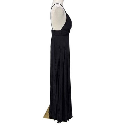 ashlen maxi dress midnight sea Aspyn Organza Maxi Dress