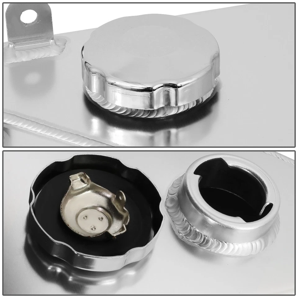 Tanque/lata de expansão de transbordamento de recuperação de líquido de arrefecimento de alumínio Chevy Corvette 84-96 - Imagem 3 de 4