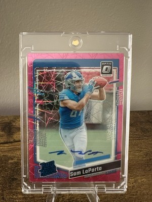 2023 PANINI DONRUSS OPTIC AUTO-PINK VELOCITY #237 SAM LAPORTA /50