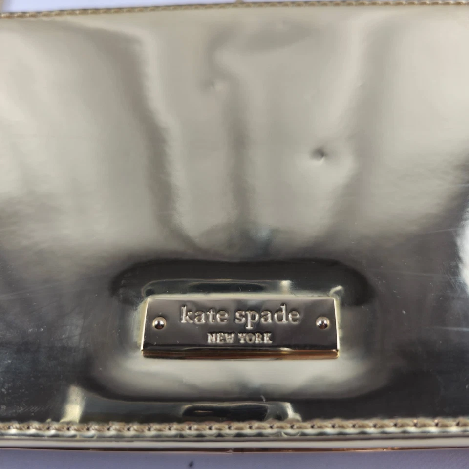 Kate Spade New York BRIDE2BE Wedding Belle License Plate Clutch Crossbody Bag - Image 4 of 4