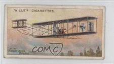 1910 Wills Aviation Tobacco Wright Bros Biplane #35 11bd