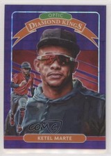 2020 Donruss Optic Diamond Kings FOTL Purple Pandora Prizm 2/99 Ketel Marte 1b8