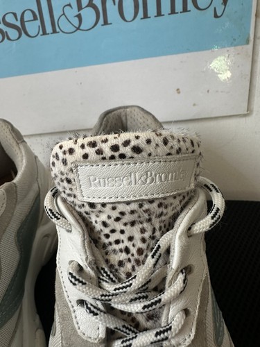Russell & Bromley Leather Sneakers Shoes Size UK 6 EU 39 made in Italy - Picture 6 of 11