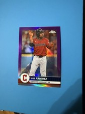 2025 Topps Chrome - Jose Ramirez #74 Purple Refractor /75