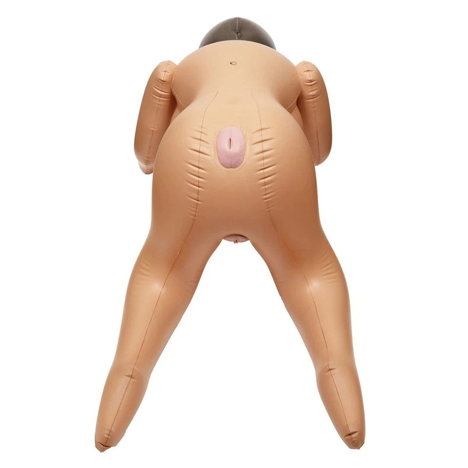 Muñeca inflable inflable de amor para hombres con puerta trasera realista de 3 agujeros para bebé Foto 4 de 4