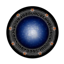 Stargate - Gate 7.5" Round 1/4" Thick Mouse Pad