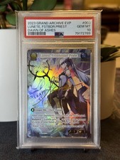 PSA10 Lunete, Frostbinder Priest CSR EN-003 EVP Grand Archive TCG