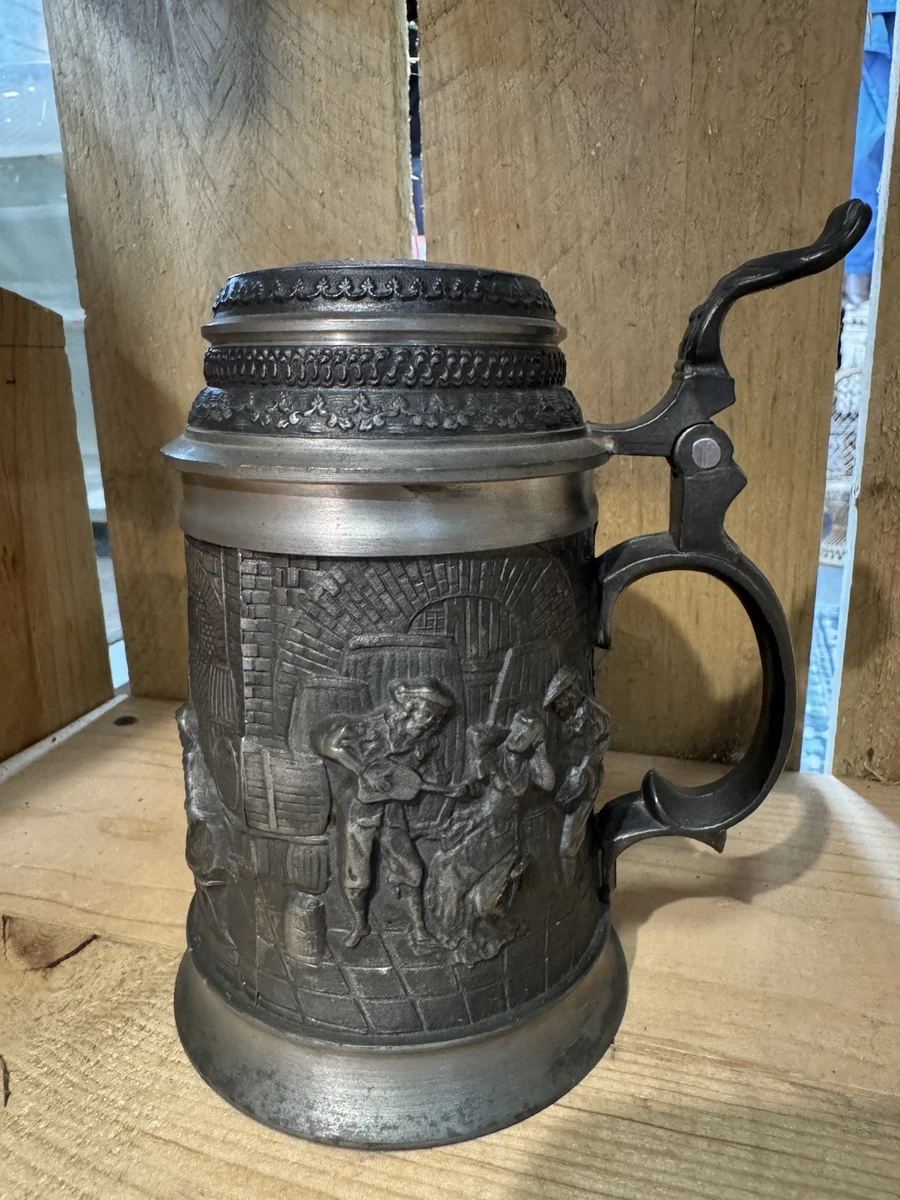 ドイツ製ヴィンテージピューター Pewter Beer Mug In Other Collectible Vintage Beer Steins for sale