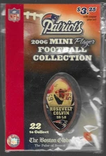 Rosevelt Colvin 2006 New England Patriots Mini Player Football Collection