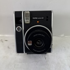 Fujifilm Instax Mini 40 Instant Film Camera Black TESTED