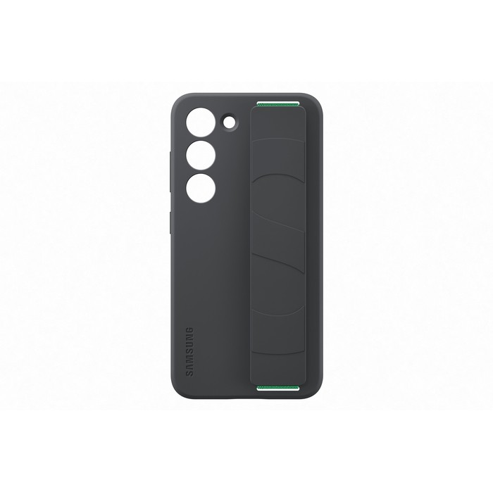 Fini les chutes de portable avec la coque en silicone avec cordon pour Galaxy S23