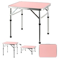 Outdoor Portable Folding Camping Table Aluminium Carry BBQ Desk Kitchen Picnic
