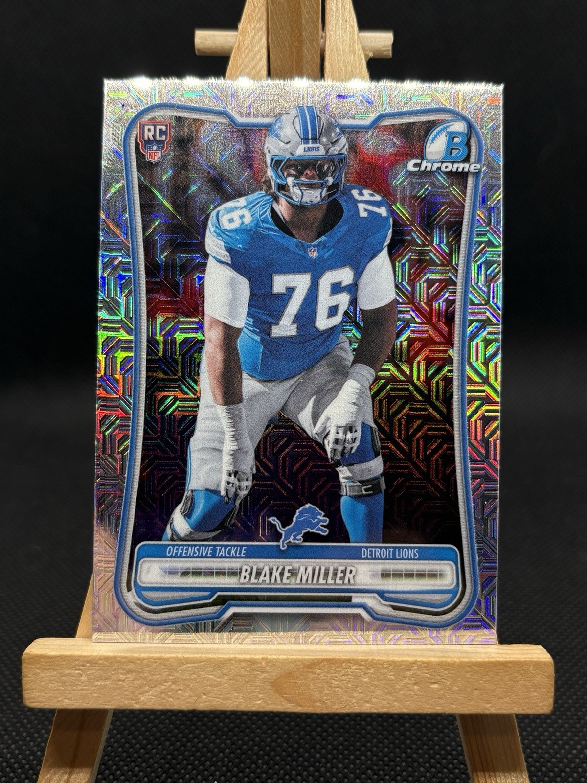 Blake Miller 2026 Bowman Chrome #BCV-149 RC Mojo Refractor Parallel - Lions