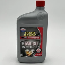 NEW!! Lucas Oil Synthetic Blend Road Ready High Mileage SAE 5W-30 API SP