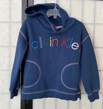 Calvin Klein 5 Girl Hoodie Sweatshirt Casual Pullover Embroidered Logo Lettering