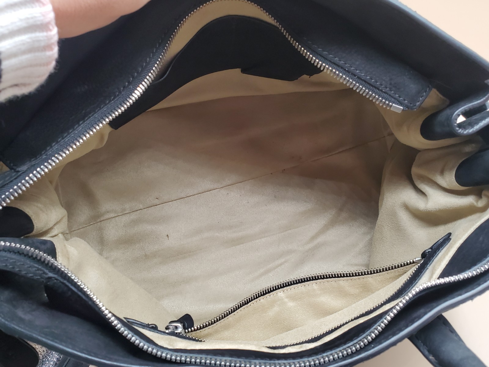 Barbara Bui Python Snakeskin Leather Bag Black - image 7