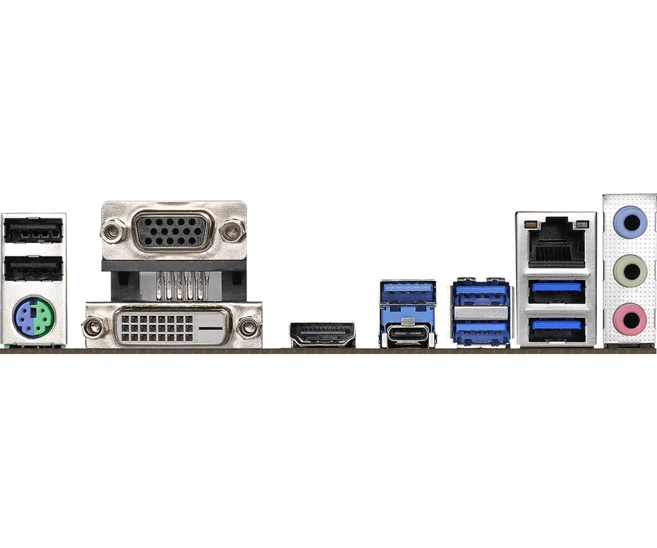 ASRock B450M Pro4‐F Micro ATX AM4 B450 DDR4 Ryzen 5000 Dual M.2 HDMI DVI VGA - Imagen 4 de 4