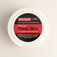 Craftsman High Quality Carnauba Paste Wax Made in the USA 10oz 10990