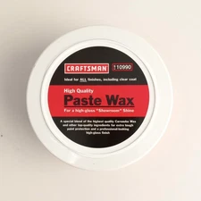 Craftsman High Quality Carnauba Paste Wax Made in the USA 10oz 10990