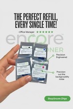 4 x Toner Chip 1529 - 1532  DMO for Xerox 550, 560, 570 WC 7965, 7975 Refill