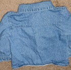 Vintage Premier International Baby Jean Jacket Shirt Flowers 24M Very Good — photo 5