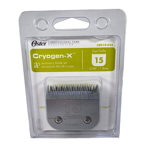 Oster Cryogen X  Pet / Equine Clipper Blade 15 - Fits A5 clippers - Used 2 Times
