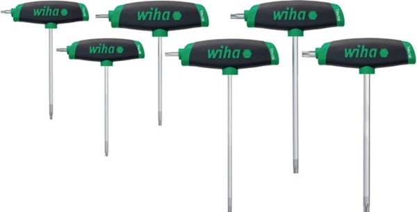 Wiha 45622 Schraubendreher-Satz Mit Quergriffen 364DSK T10-T30 Torx® Mit Seitena-image