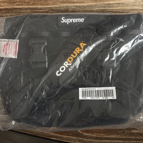 Supreme Mini Messenger Bag SS25 (noir) couleur rare épuisé SUPREME