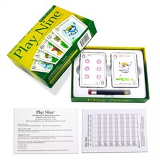 PLAY NINE 9 THE CARD GAME OF GOLF 2-6 PLAYERS FAMILY FUN BRAND NEW SEALED USA