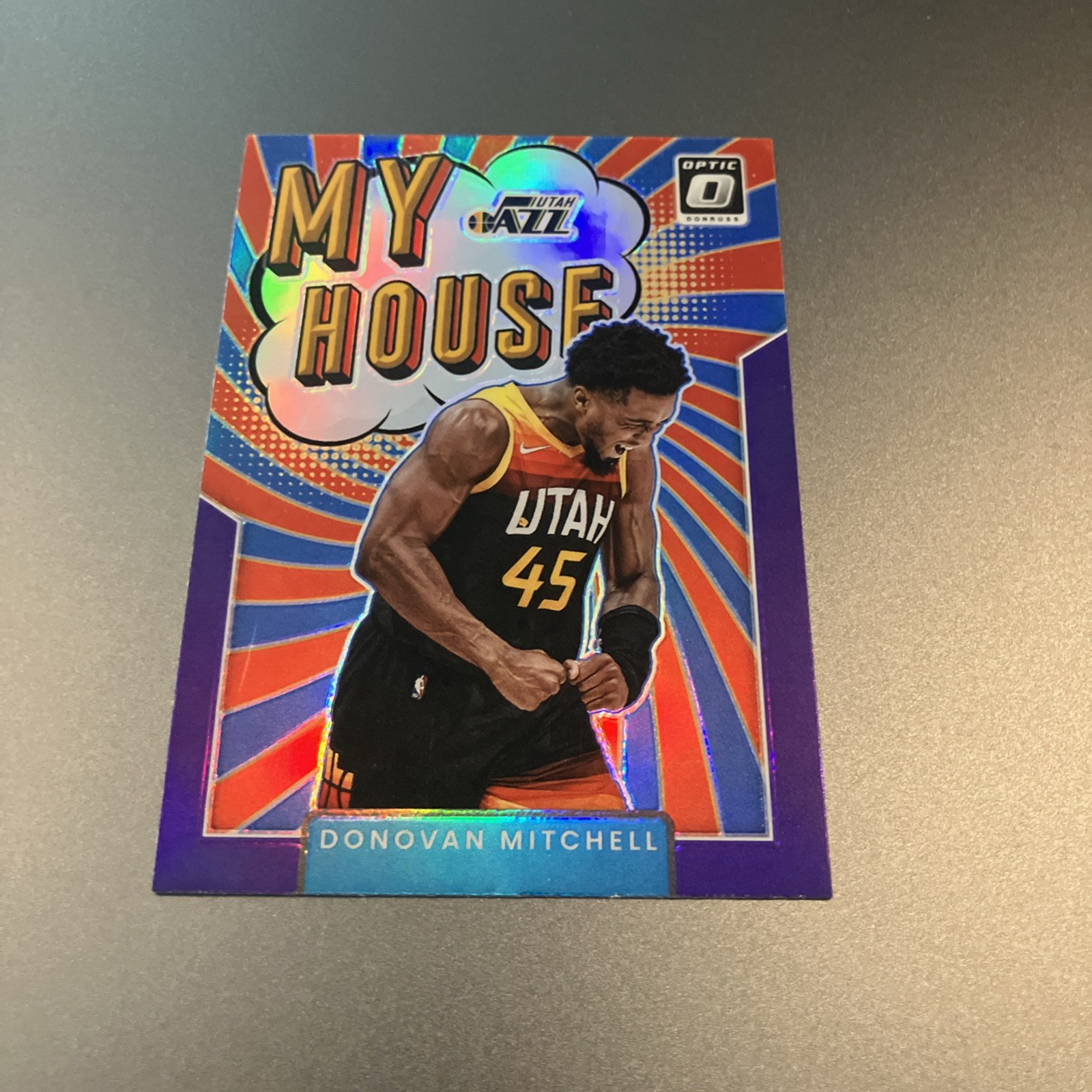 Donovan Mitchell 2021-22 Donruss Optic  My House Holo Prizm #2