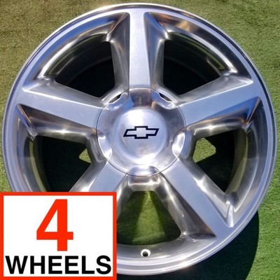 NEW Chevrolet Avalanche Tahoe Suburban Wheels Polish 20 OEM Factory Spec 9597195