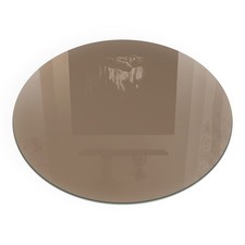 Piastra Protettiva In Vetro Temperato Per Stufa, Da Graffi Colore Marrone fi90 cm