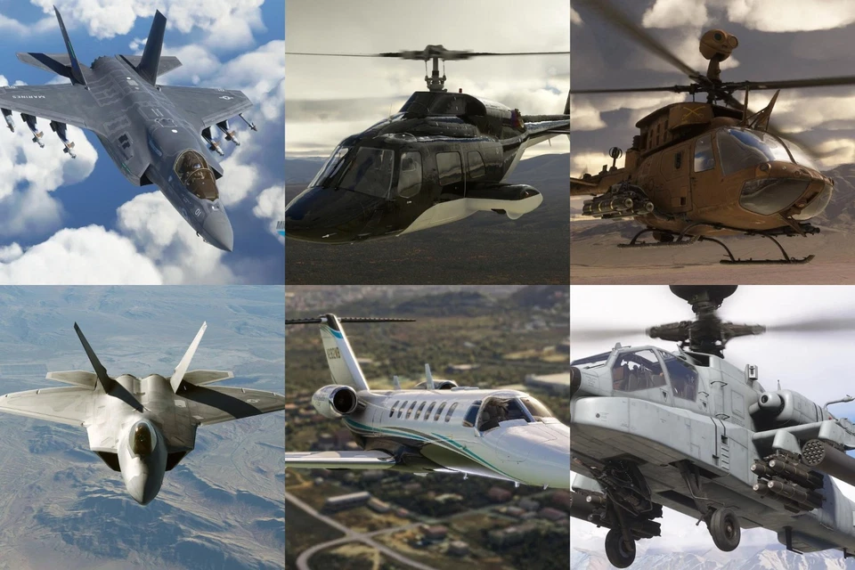 Microsoft Flight Simulator 2020 2024 387+ Premium Airplanes Helicóptero Mods Recubrimiento Foto 3 de 4
