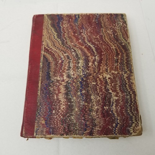 Scrapbook 1880s Antique Clipping Album Girl Pressed Leaves Missouri Newspapers