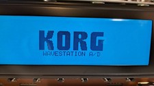 Korg Wavestation A/D , ONLY genuine PLUG'N'PLAY display, NEW blue EL backlight.