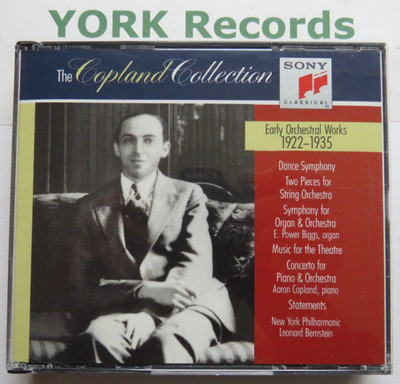 COPLAND - Early Orchestral Works 1922-1935 COPLAND COLLECTION - Ex 2 CD Set Sony