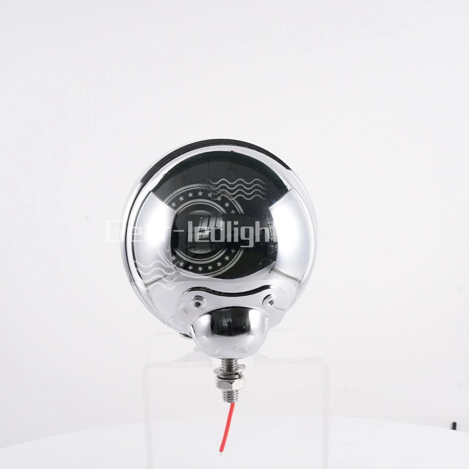 Pair 4.5Inch LED Passing Lights Fog Spot lamp + Housing for Motorcycle 4-1/2" - Image 3 of 4