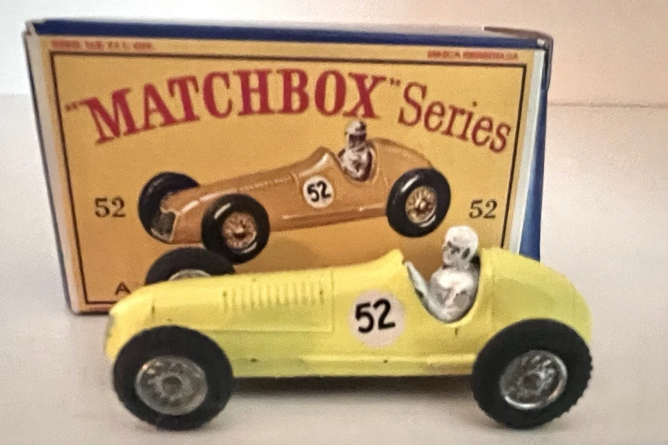 MATCHBOX LESNEY MASERATI 4CL T/1948 - No.  52 A - 1958-1965 - GOOD CAR W/BOX WOW - Image 2 of 4