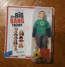 Big Bang Theory SHELDON w/Green Lantern & Hawkman T-Shirt 8in BBP! Action Figure